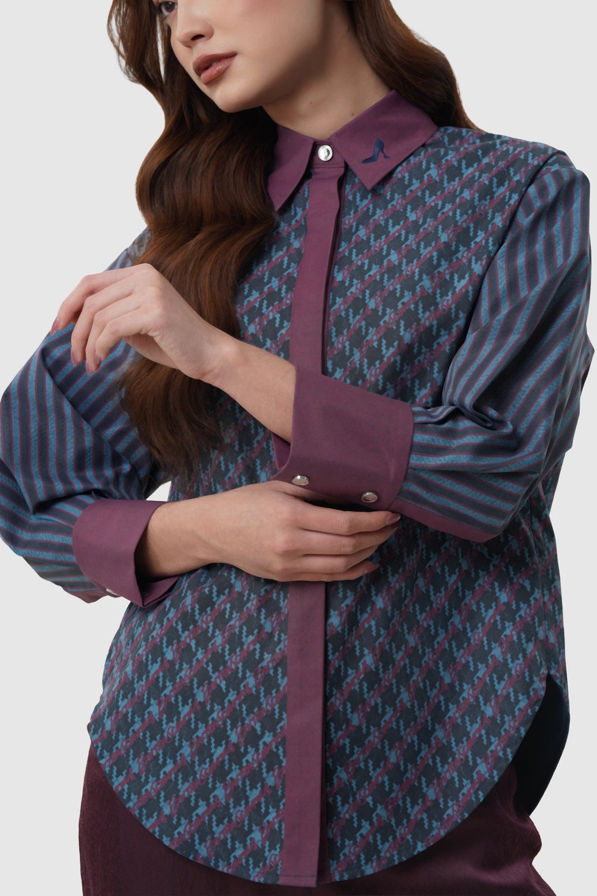 The Editor Oversized Shirt - Navy