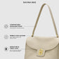 Savina Bag - Pebble Leather - Taupe