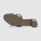 Kefi Block Heels - Taupe
