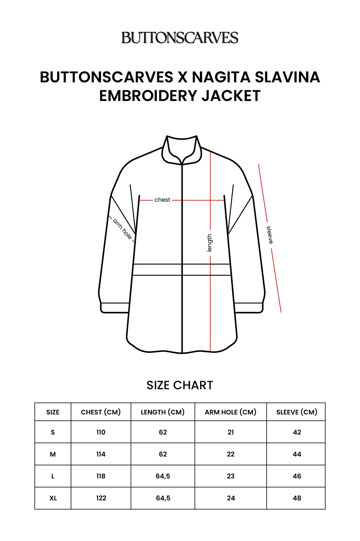 Nagita Embroidery Jacket - White