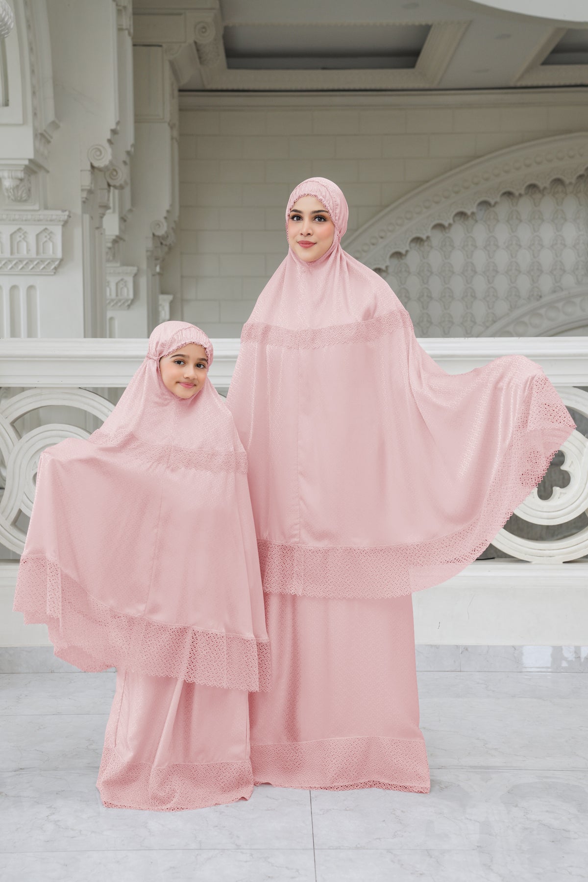 Safa Kids Prayer Robe - Pink