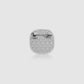 Square Pin Brooch Package - White