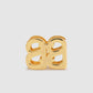 Deux Ring Brooch - Gold