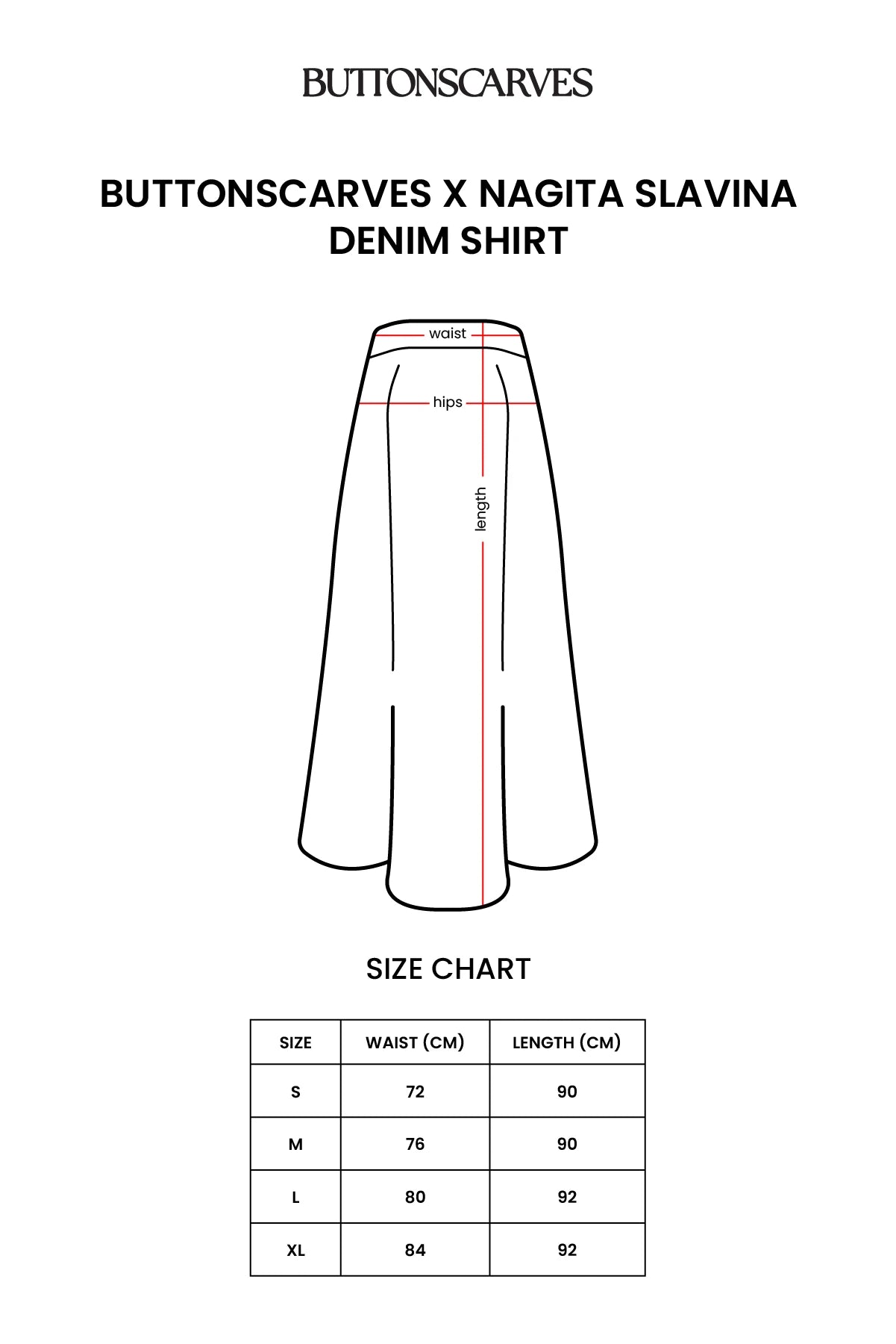 Nagita Denim Skirt - Navy