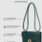 Alba Bag - Teal in Croco