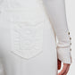 Olivia Denim Pants - White