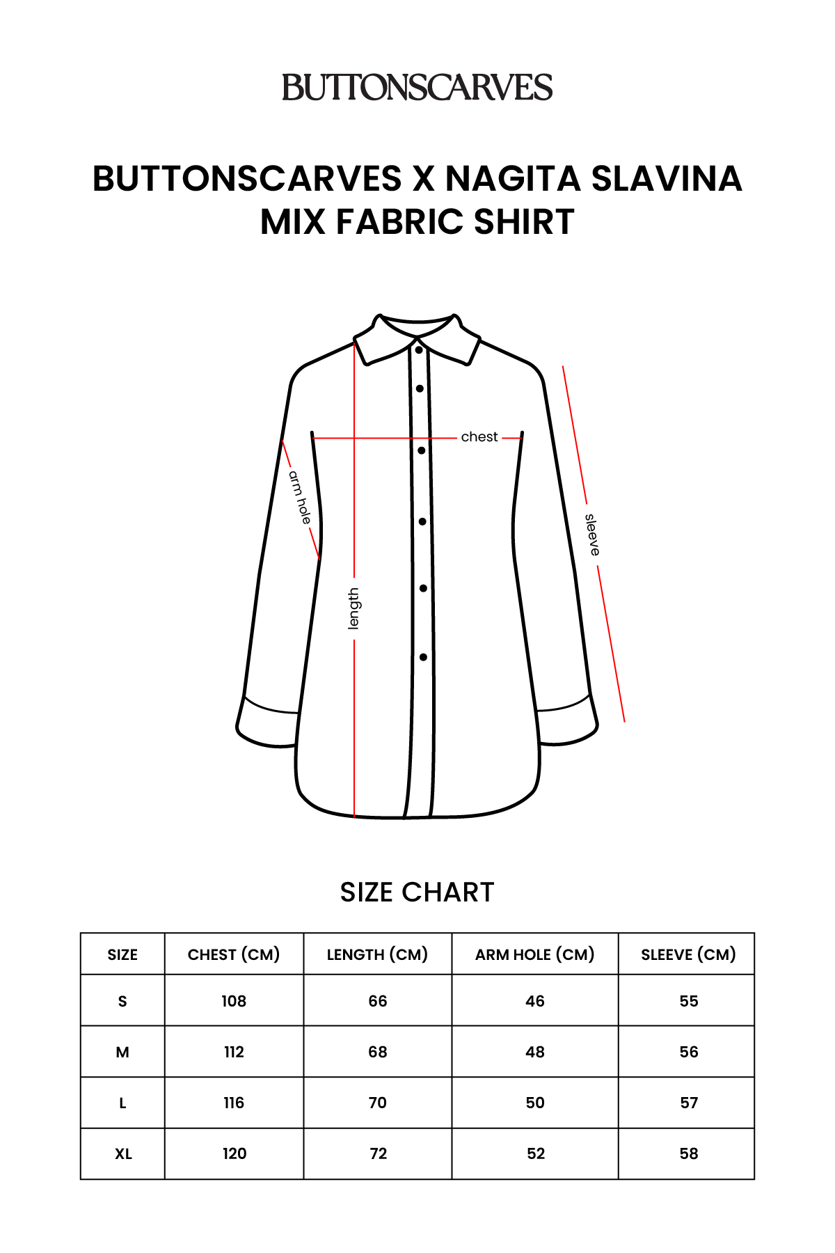 Nagita Embroidery Shirt - White