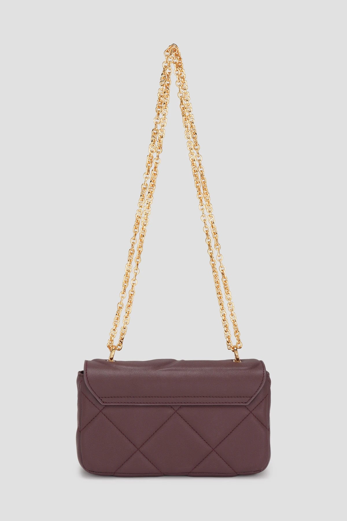 alana small bag in burgundy by buttonscarves back view