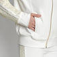 bimu shield jacket in vanilla by buttonscarves front pockets detail