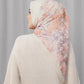 istanbul printed square scarf in palace by buttonscarves back view