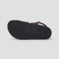 kefi strap slingback sandal in ciocolato by buttonscarves bottom view