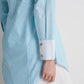 Luna Cotton Pointed Collar - Baby Blue