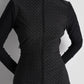 mona signature swimsuit in black by buttonscarves top detail