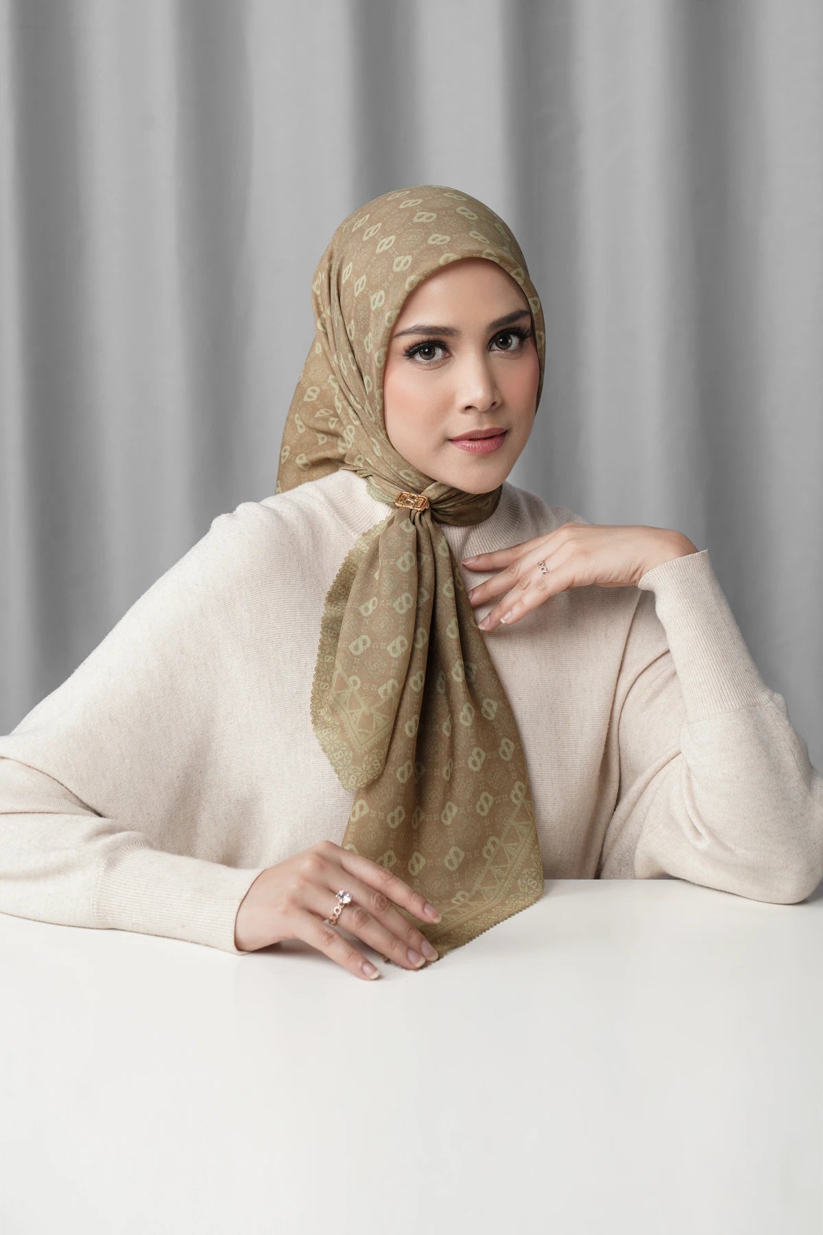 Songket Square - Ginger