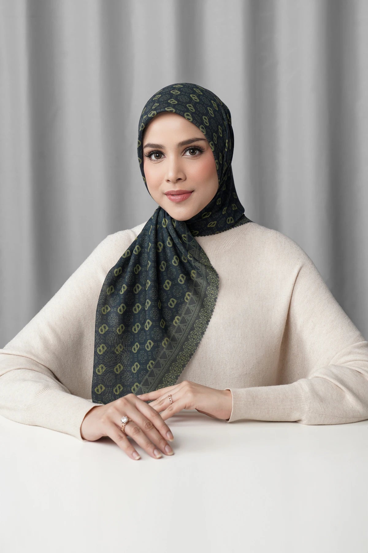 Songket Square - Peacock