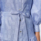 Songket Shirt Dress - Blue