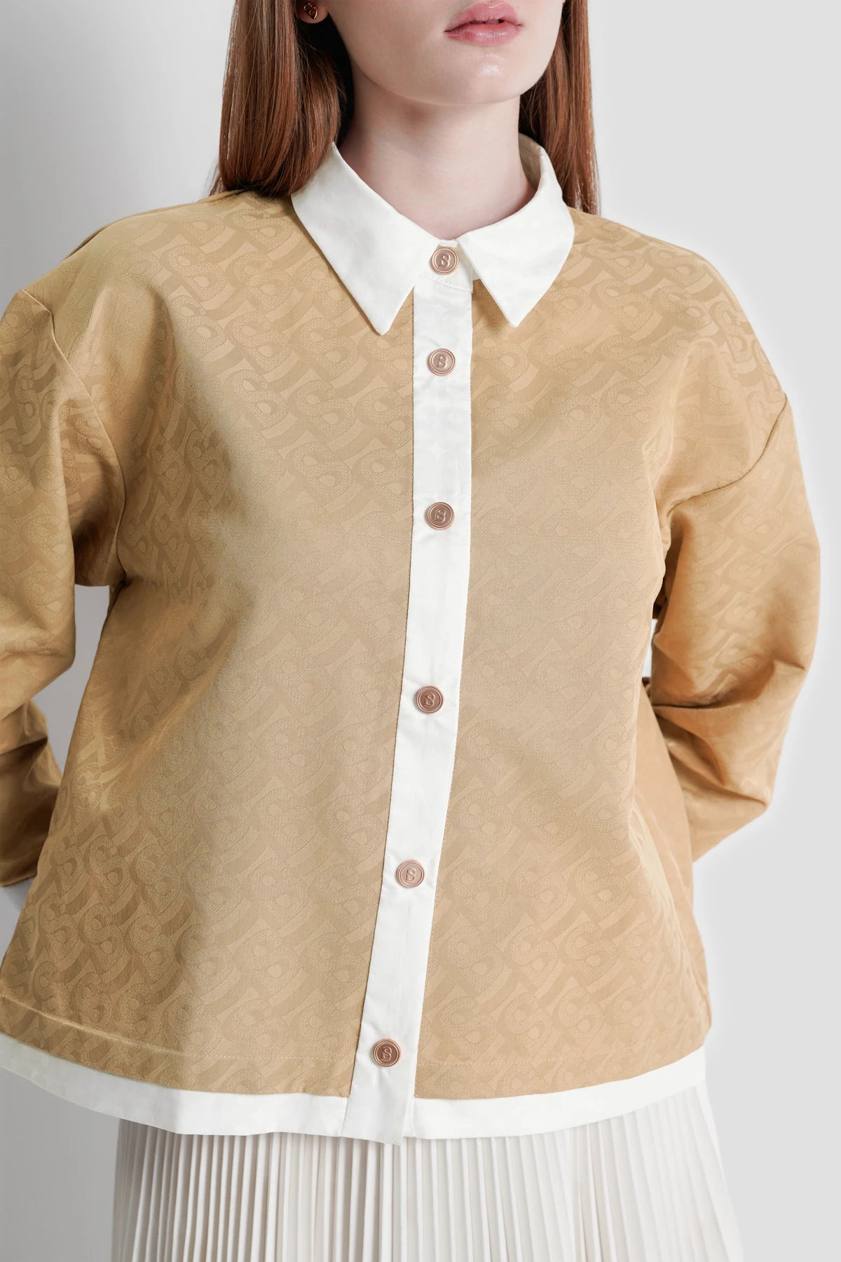 Tiffany Monogram Shirt - Brown