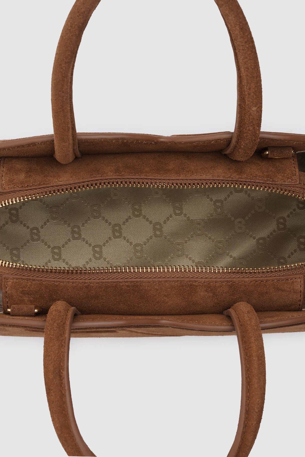 Joy Bag Medium - Suede Leather - Caramel