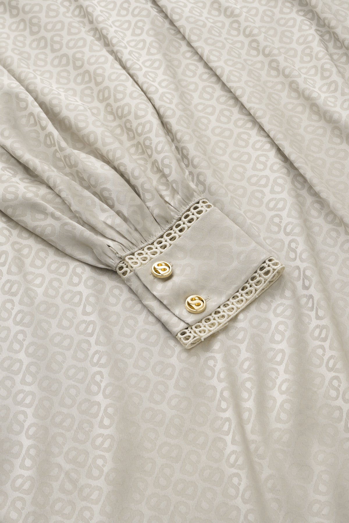 Elora Tapis Ruffle Dress - Wheat