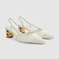 Signature Jacquard Be Heels - Broken White
