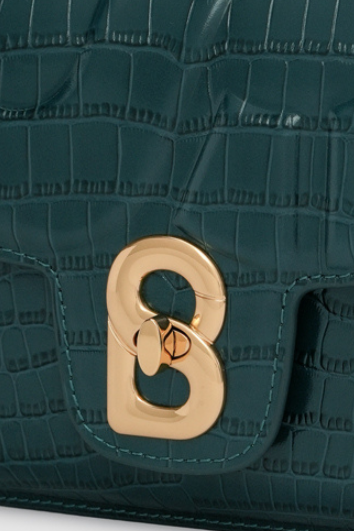 Alba Bag - Teal in Croco