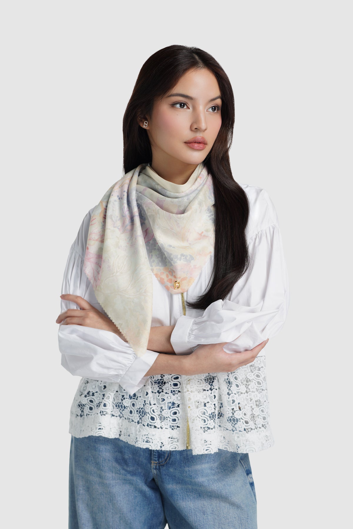 buttonscarves under the sea scarf salt styled outfit