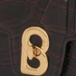 Alba Bag - Dark Chocolate in Croco
