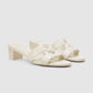 Kefi Block Heels - White