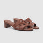 Kefi Block Heels - Brown