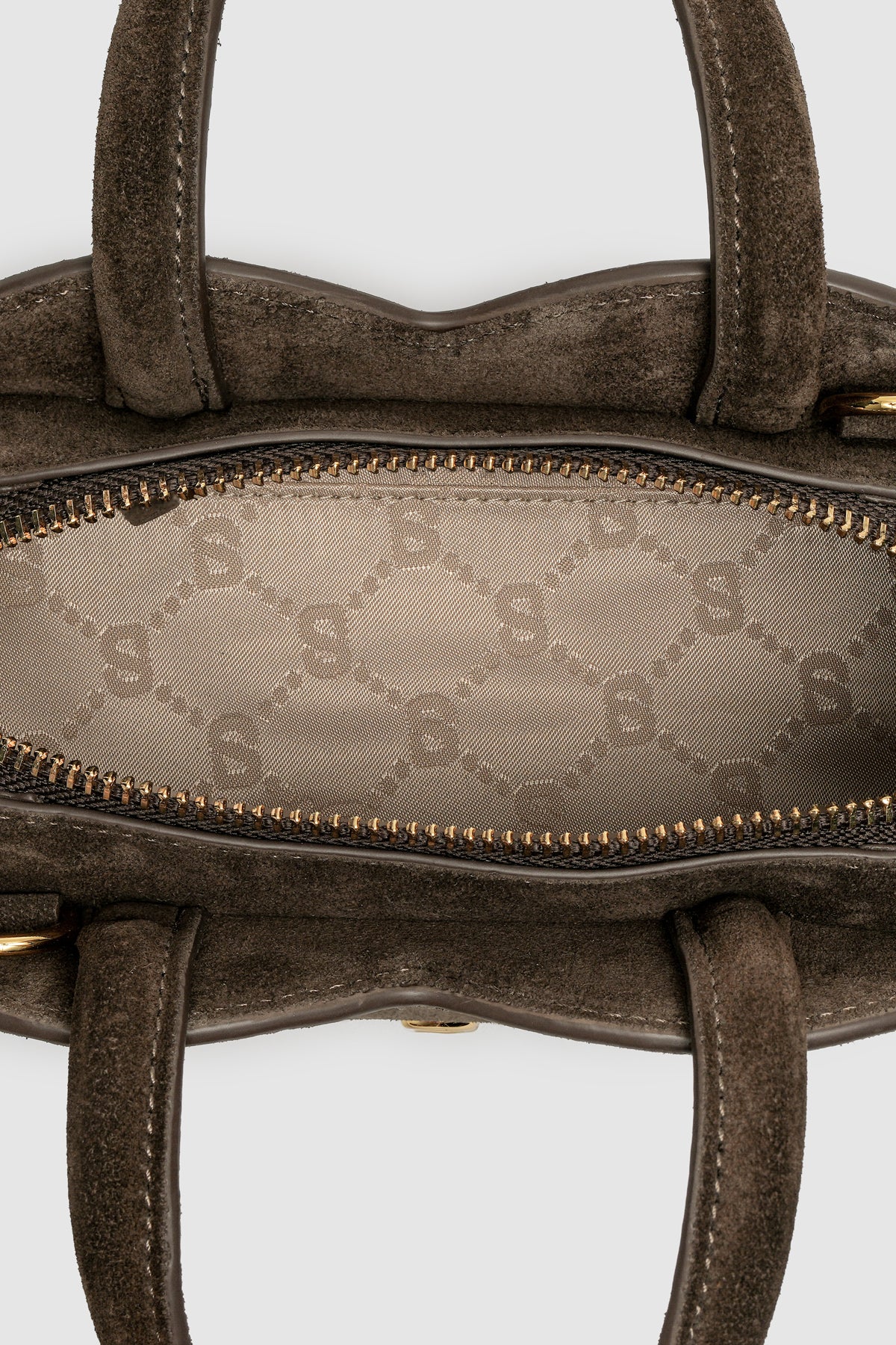Joy Bag Small - Suede Leather - Dark Brown