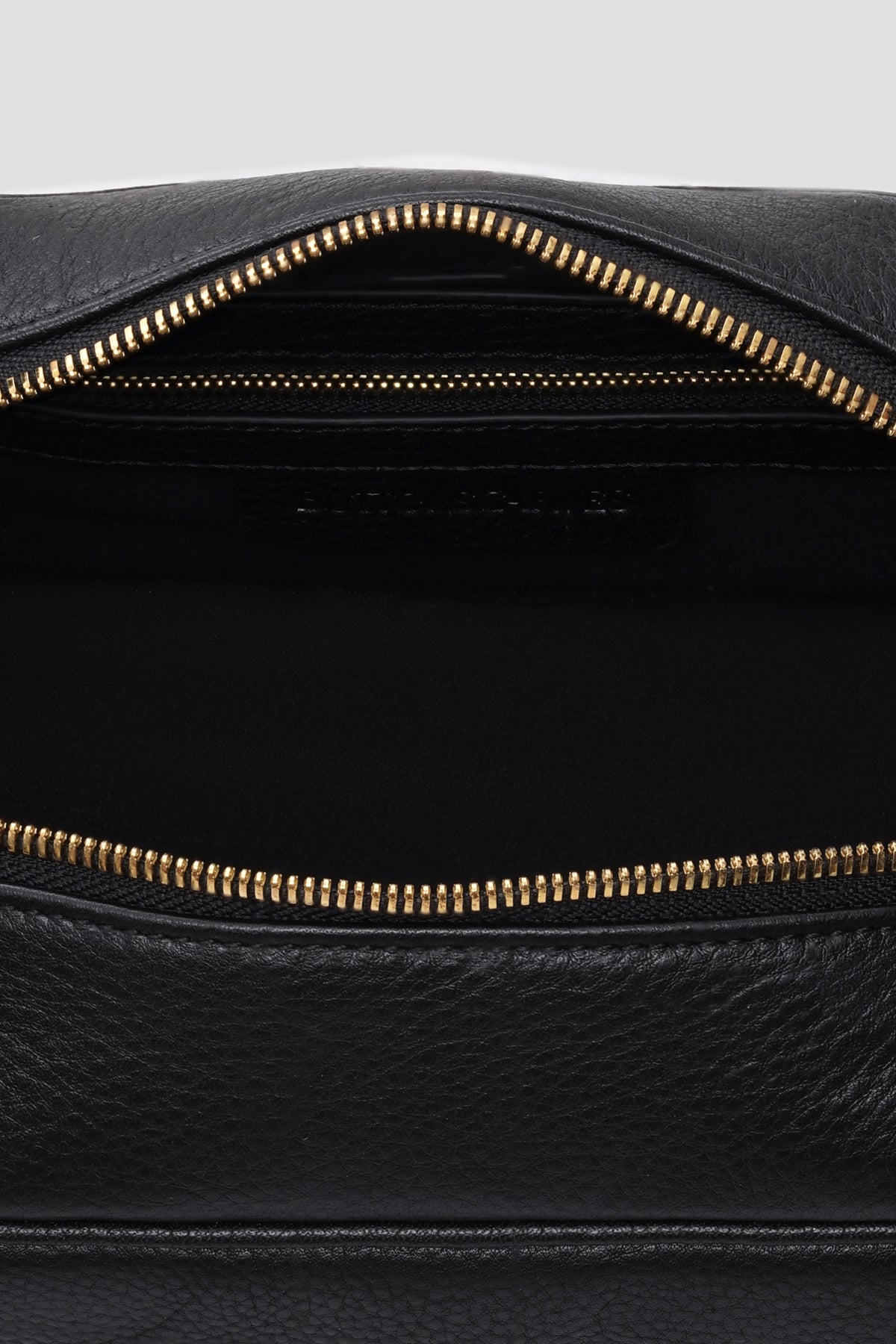 bria shoulder bag in black by buttonscarves interior
