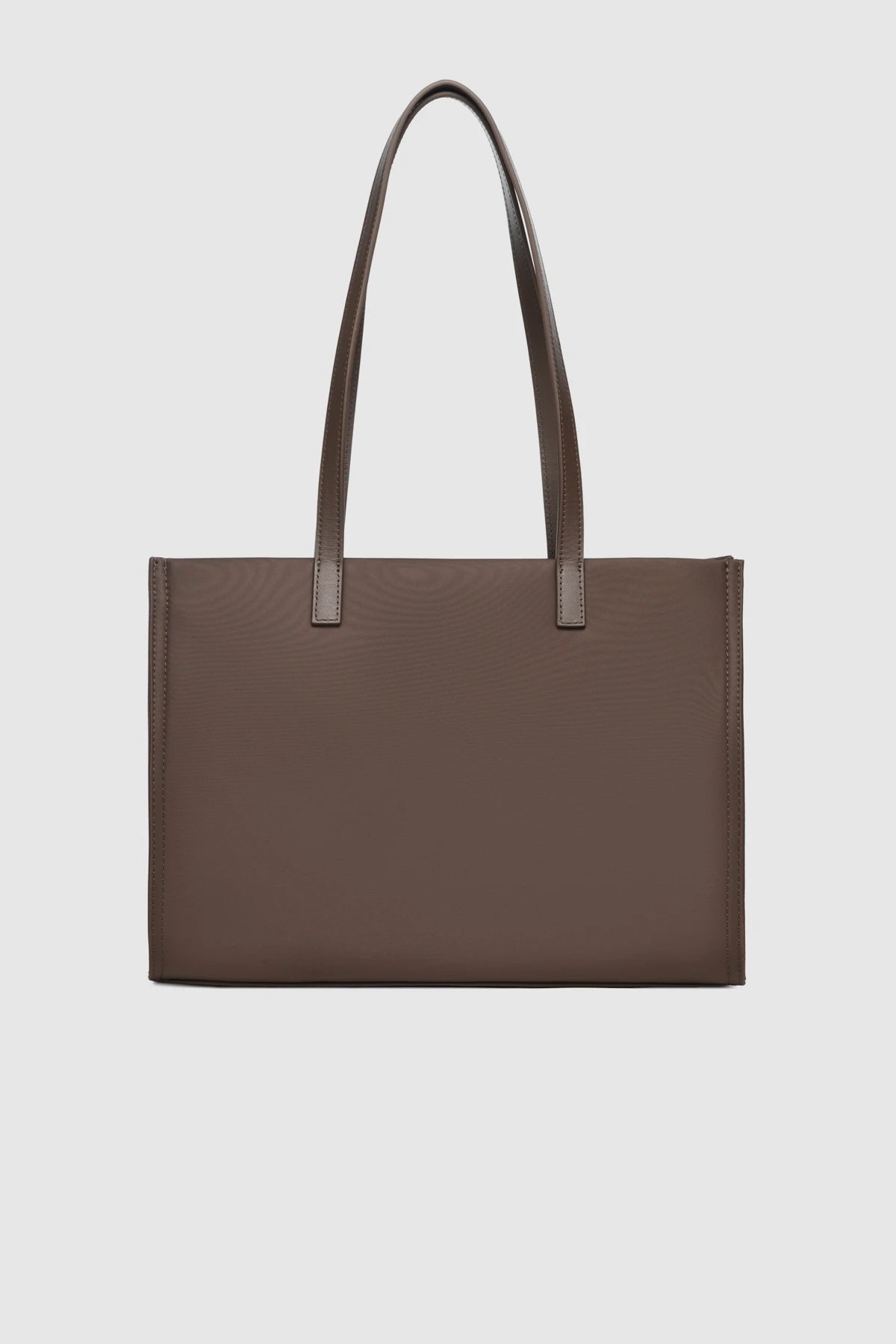 nara tote bag in brown by buttonscarves back view