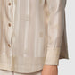 Songket Basic Shirt - Cream