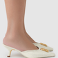 Signature Jacquard Mules - Broken White