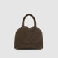 Joy Bag Small - Suede Leather - Dark Brown