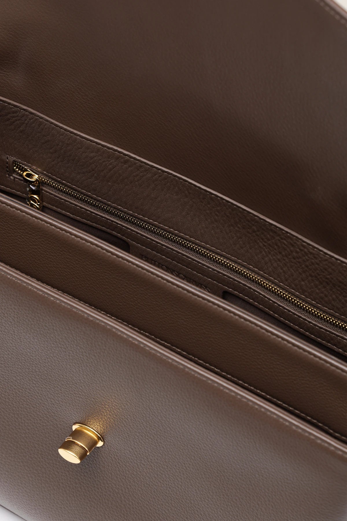 Savina Bag - Pebble Leather - Brown