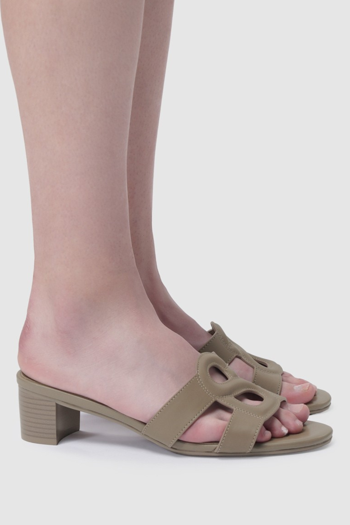 Kefi Block Heels - Taupe