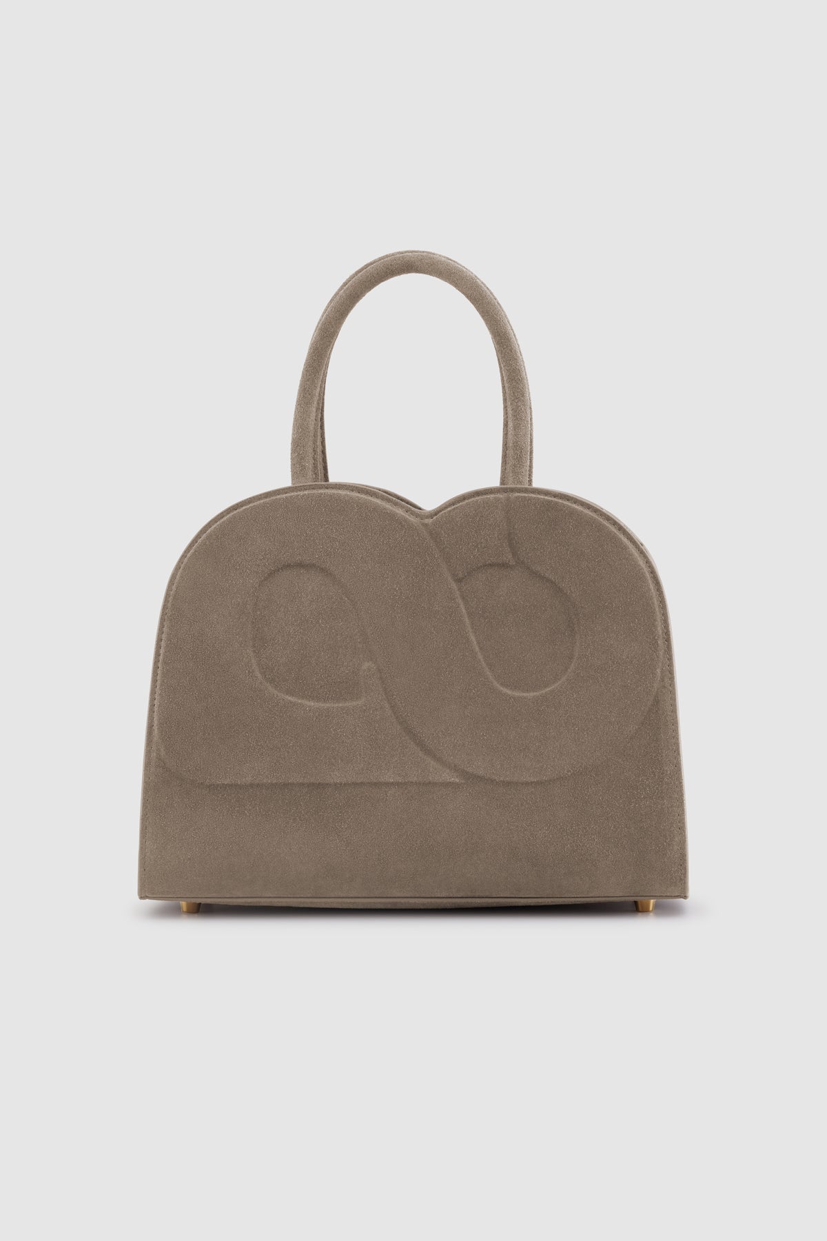 Joy Bag Medium - Suede Leather - Taupe