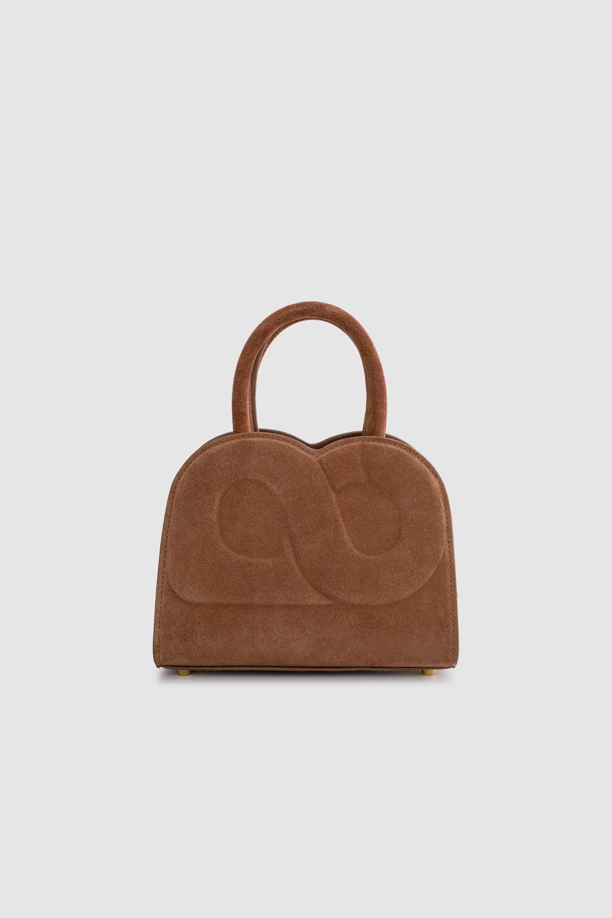 Joy Bag Small - Suede Leather - Caramel