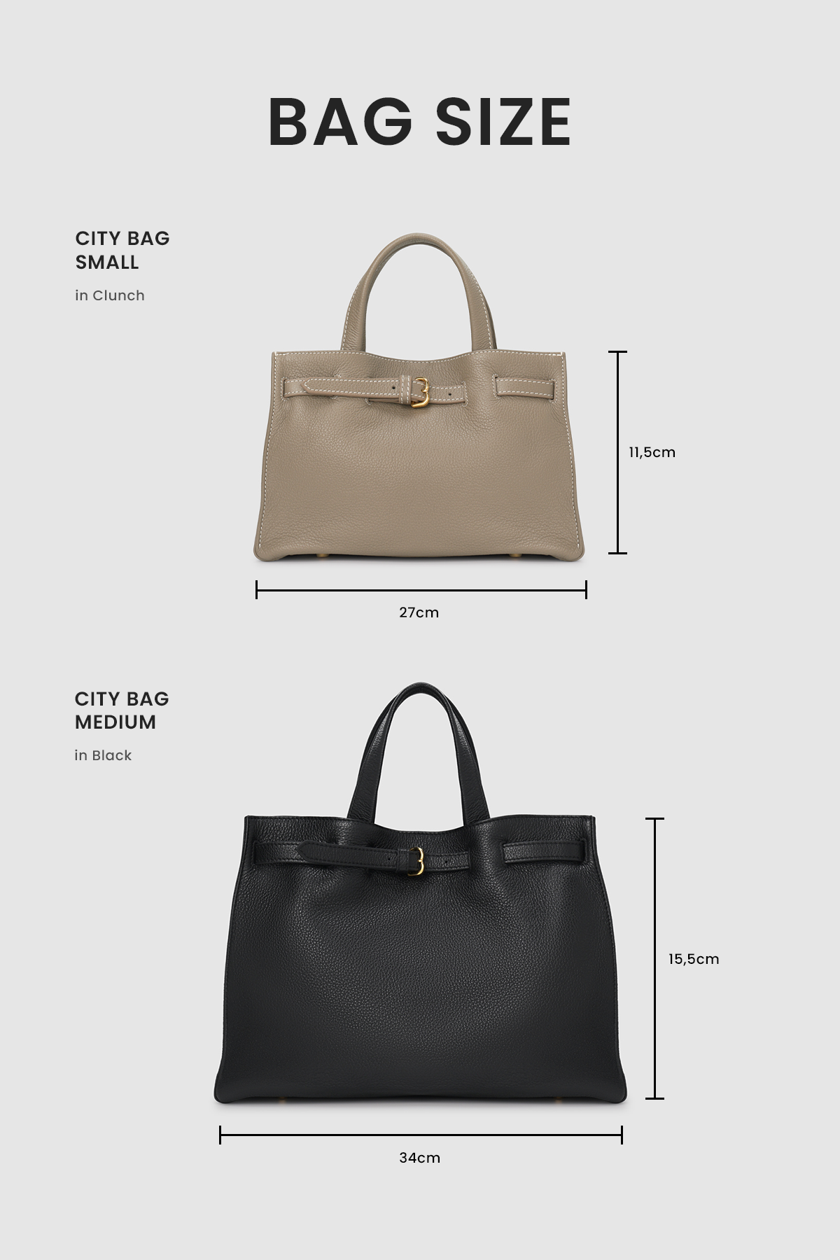 The City Bag Medium - Black