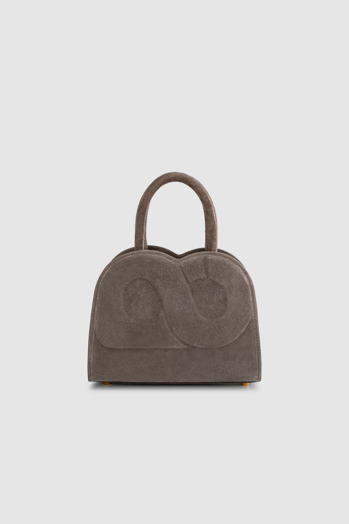 Joy Bag Small - Suede Leather - Taupe