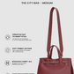 The City Bag Medium - Cremisi