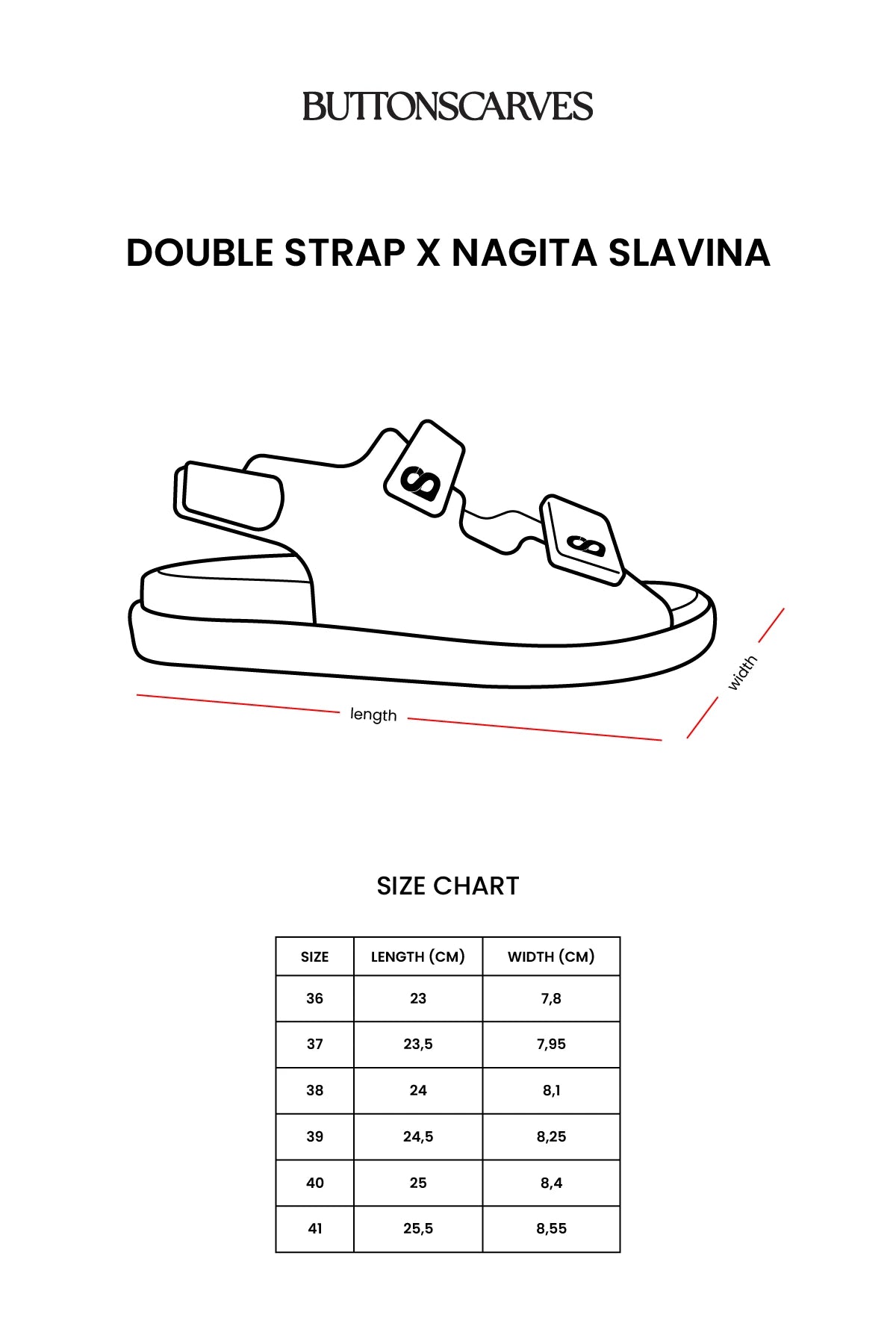 Double Strap - Navy