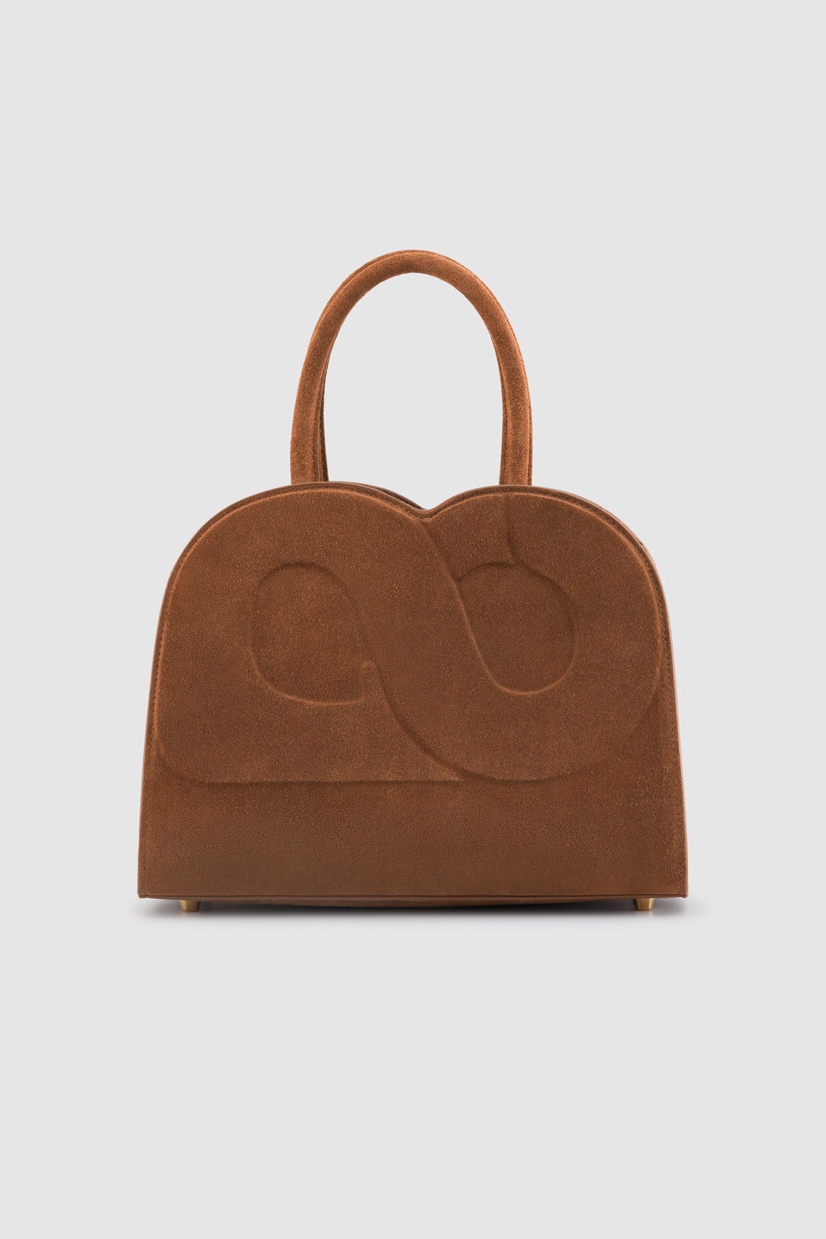 Joy Bag Medium - Suede Leather - Caramel