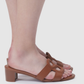 Kefi Block Heels - Brown
