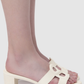 Kefi Block Heels - White