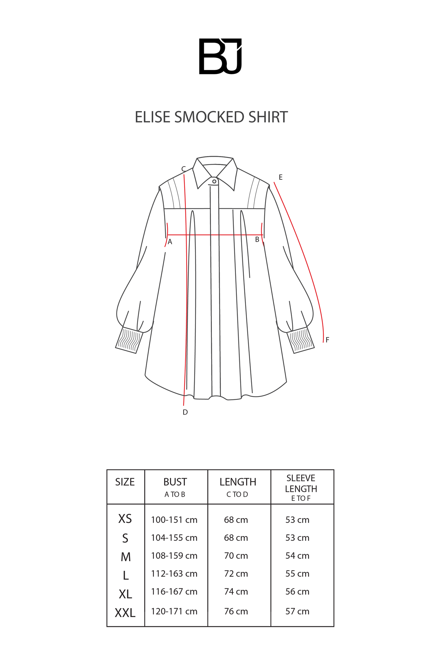 Elise Smocked Shirt - Beige