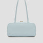 bria shoulder bag in baby blue by buttonscarves back view