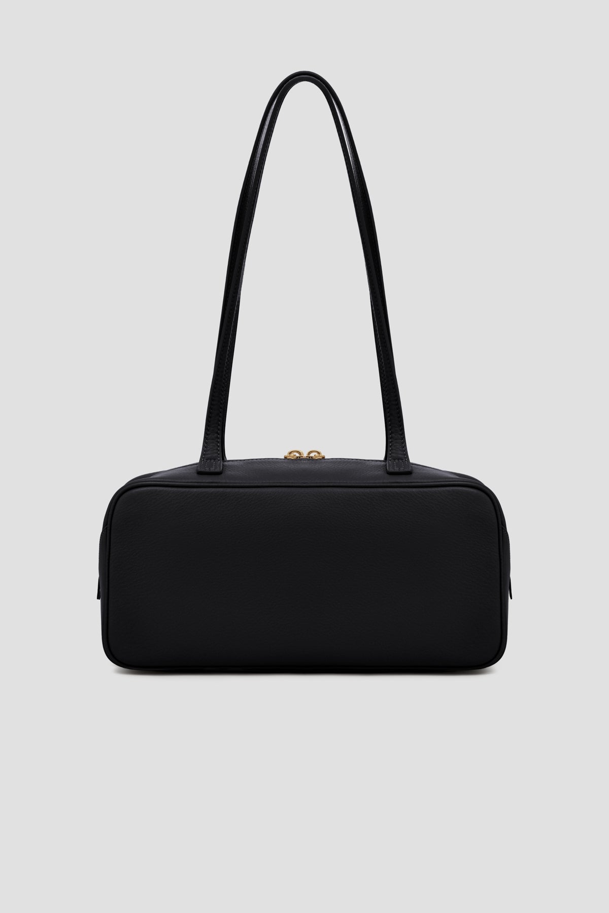 bria shoulder bag in black by buttonscarves back view
