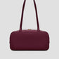 bria shoulder bag in burgundy by buttonscarves back view